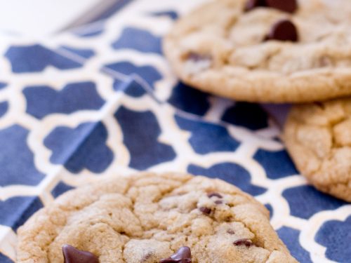 Bakery Style Chocolate Chip Cookies A Latte Food