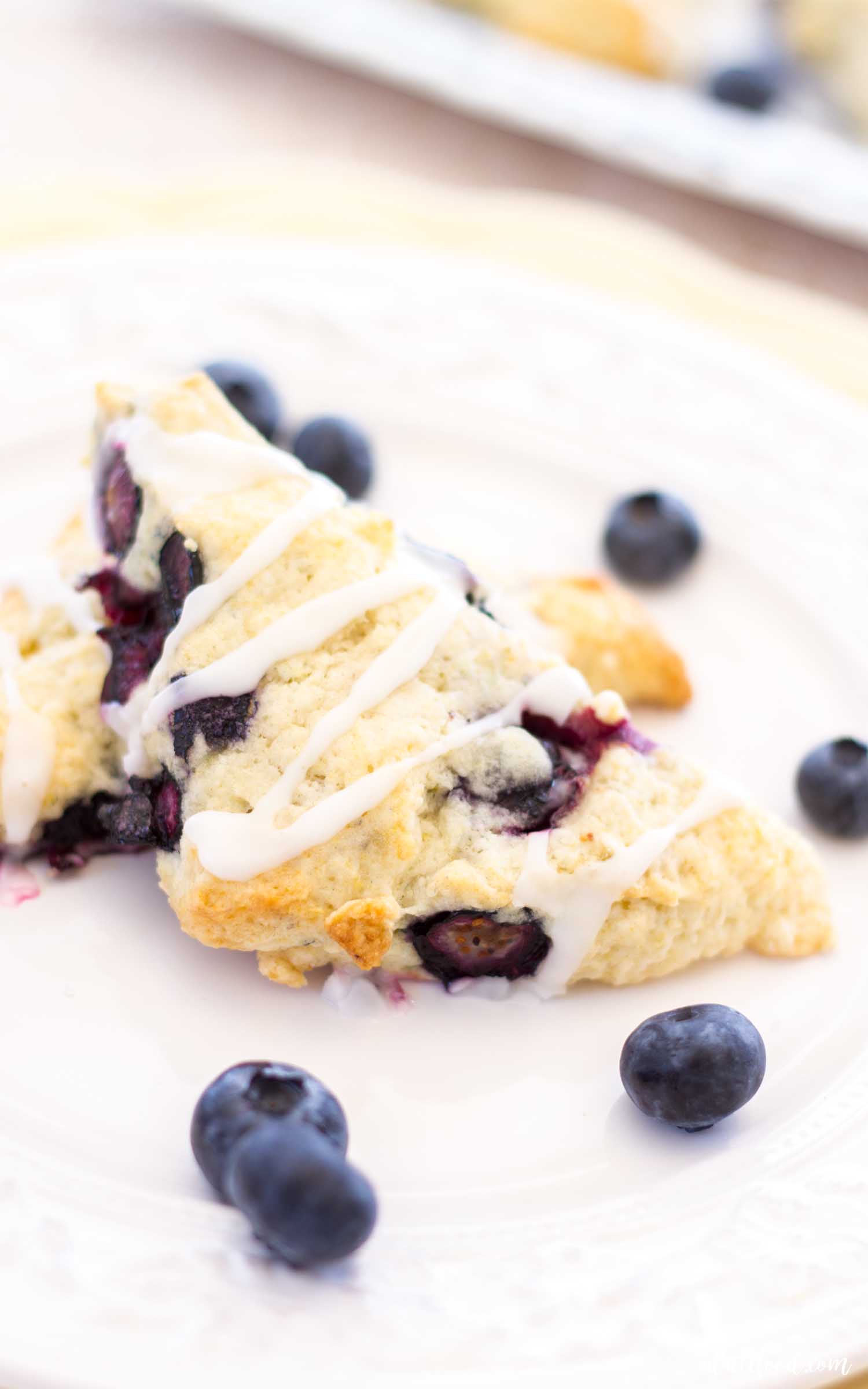 Lemon Blueberry Scones A Latte Food