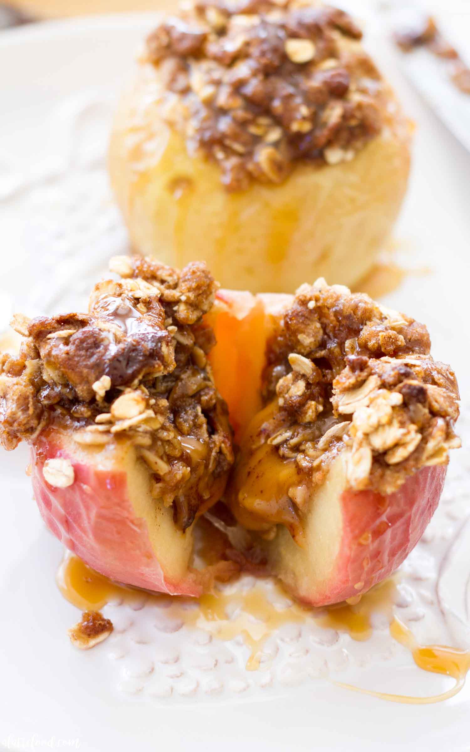 Caramel Stuffed Baked Apples - A Latte Food