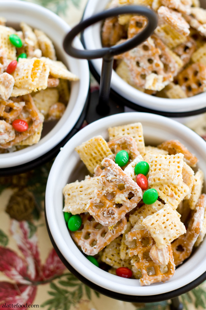 White Chocolate Puppy Chow - A Latte Food