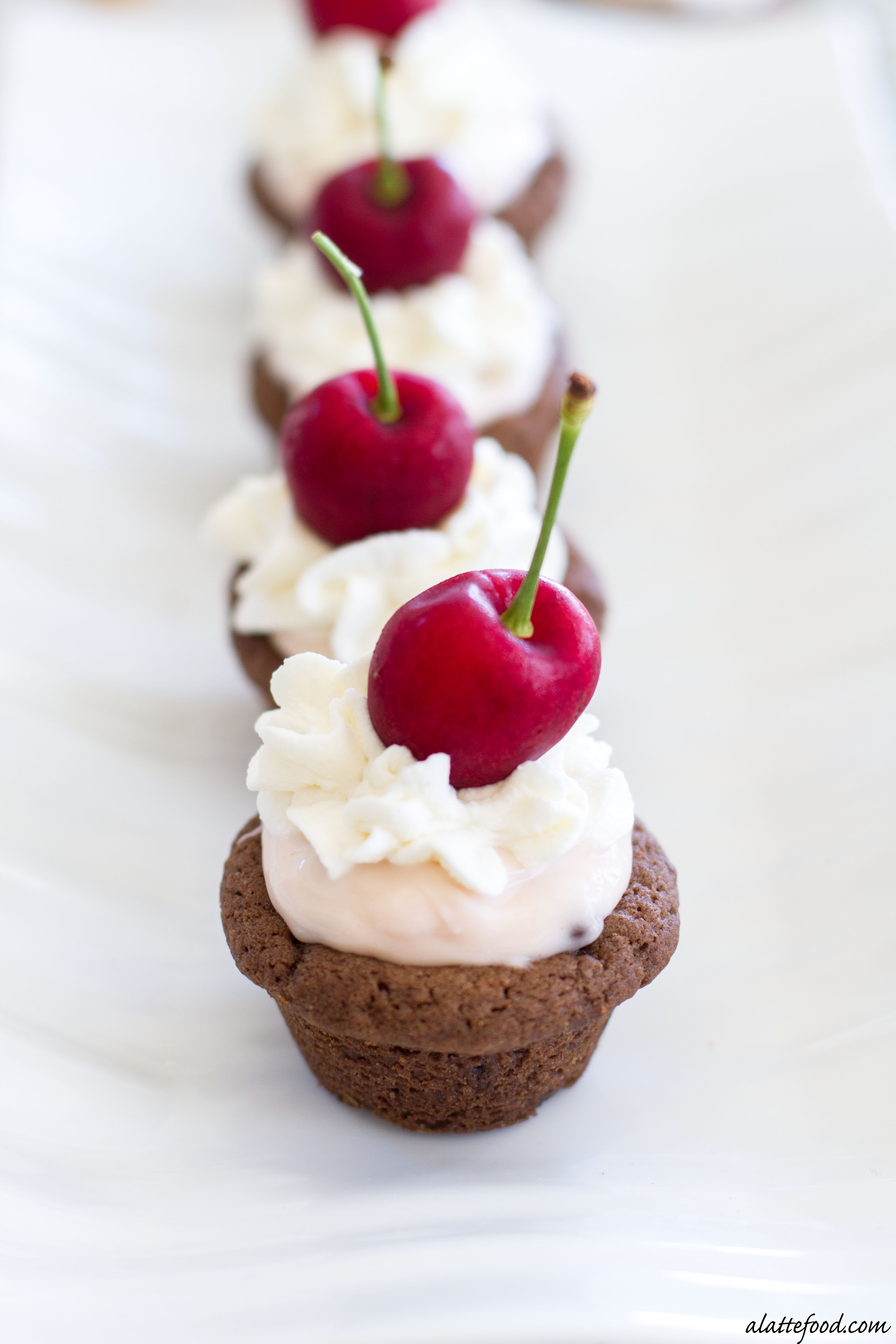 Dr. Pepper Cherry® Cheesecake Cookie Cups - A Latte Food