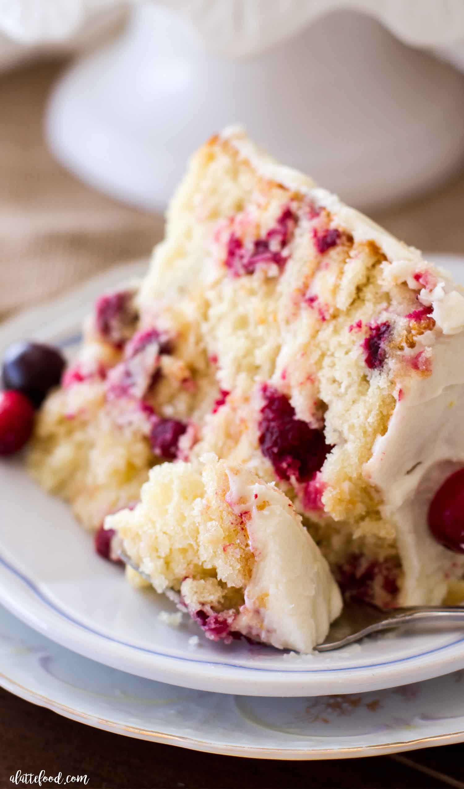 Cranberry Orange Cake - A Latte Food