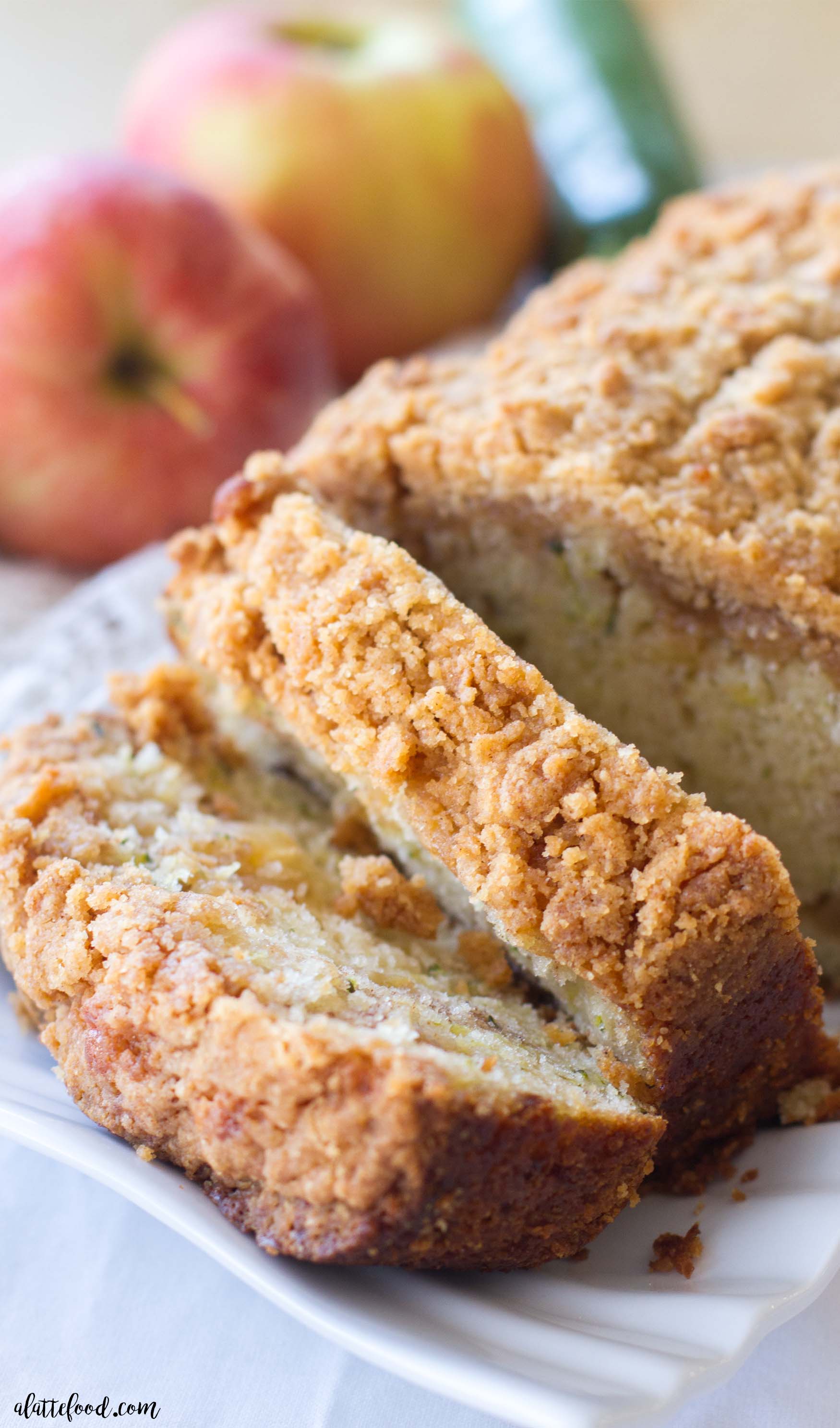 Zucchini Apple Crumb Bread