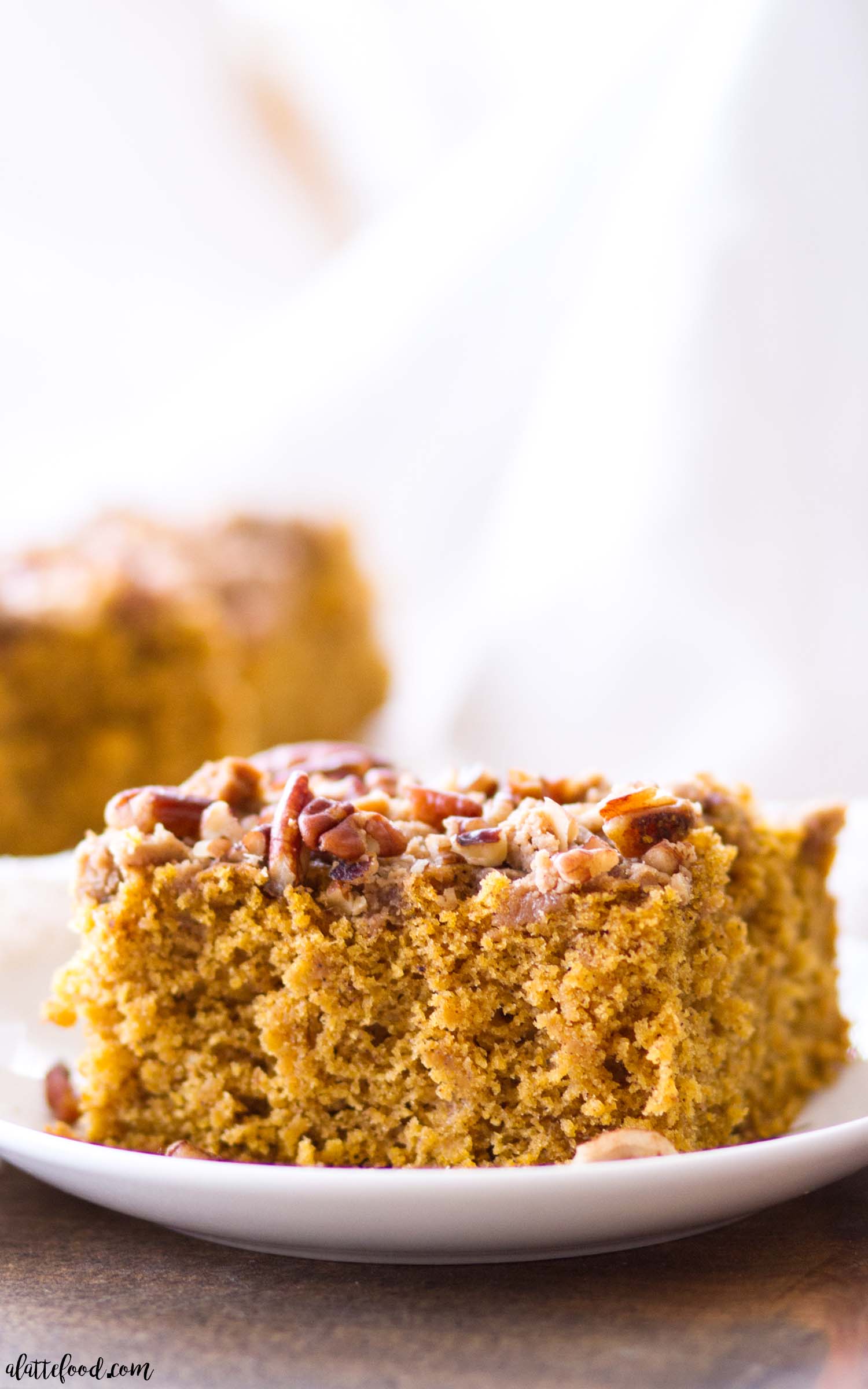 Pecan Pumpkin Coffee Cake - A Latte Food