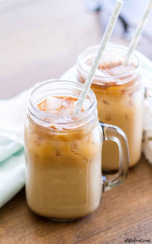 Easy Cold Brew Coffee with Cinnamon Vanilla Creamer - A Latte Food