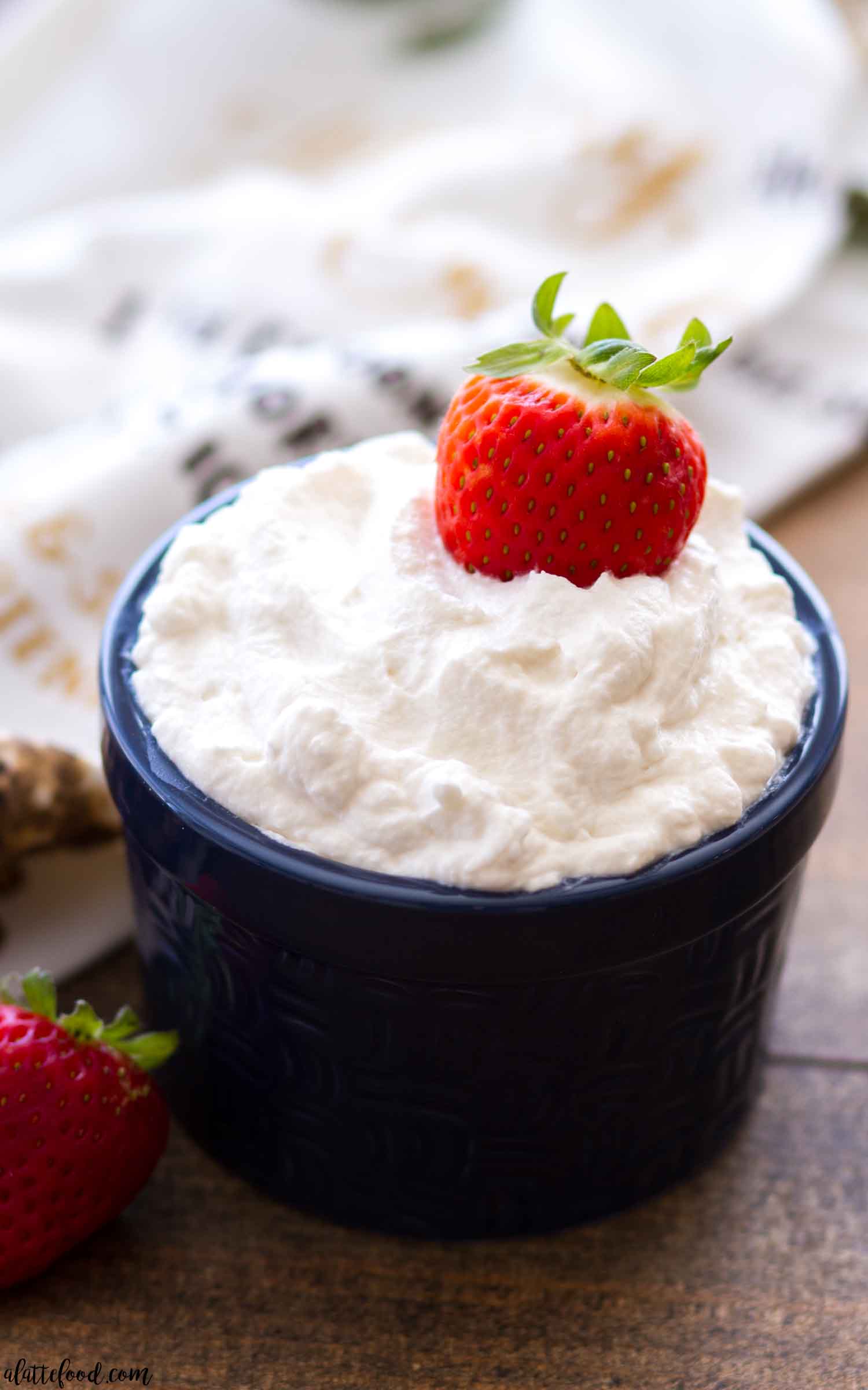 Easy Homemade Whipped Cream - A Latte Food