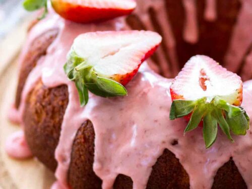 Easy Strawberry Bundt Cake | Renee's Kitchen Adventures