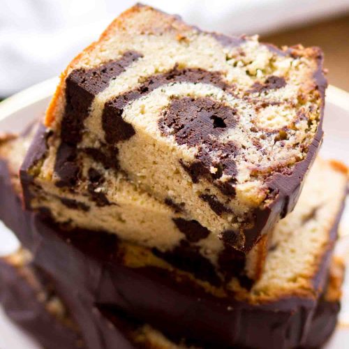 Coffee, Chocolate and Vanilla Swirl Coffee Cake - Hot Chocolate Hits